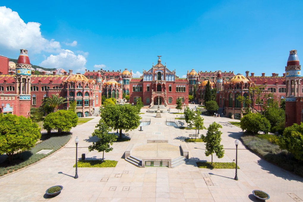 Barcelona’s historic Hospital de la Santa Creu i Sant Pau park complex, built early in the 20th century and in use until 2009, is listed as a World Heritage site./ Photo: Shutterstock