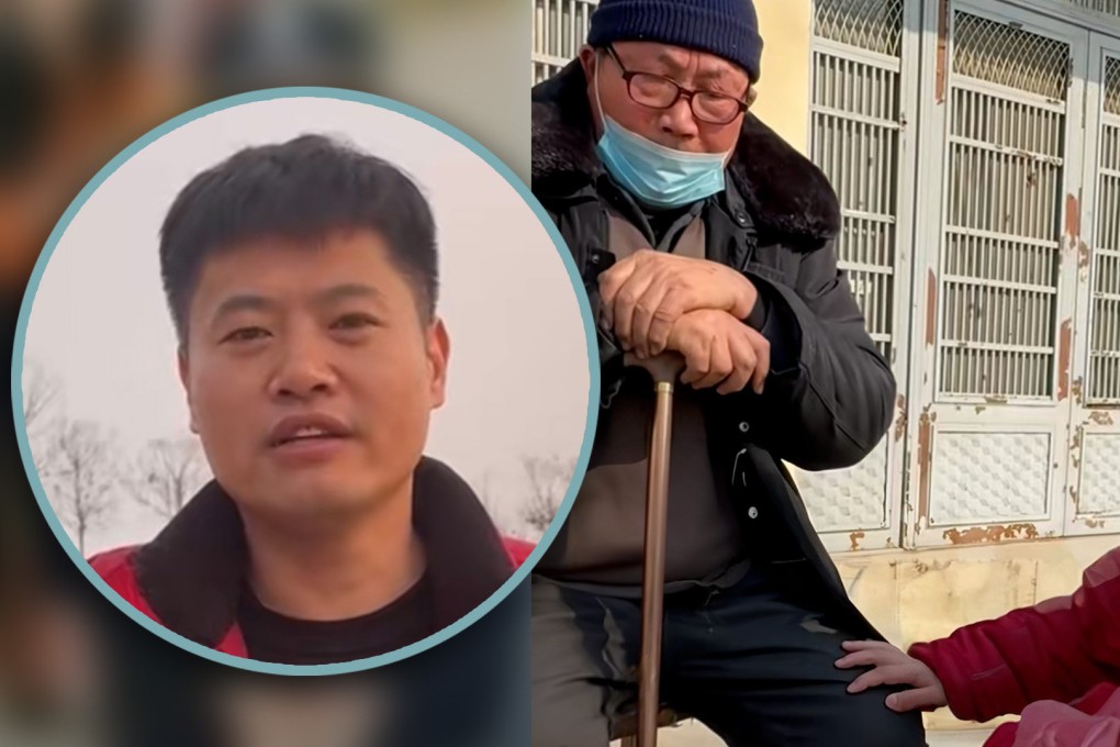 A Chinese man has been shocked to learn that the father he reunited with 16 years ago is not his biological dad but a foster parent. Photo: SCMP composite/Douyin