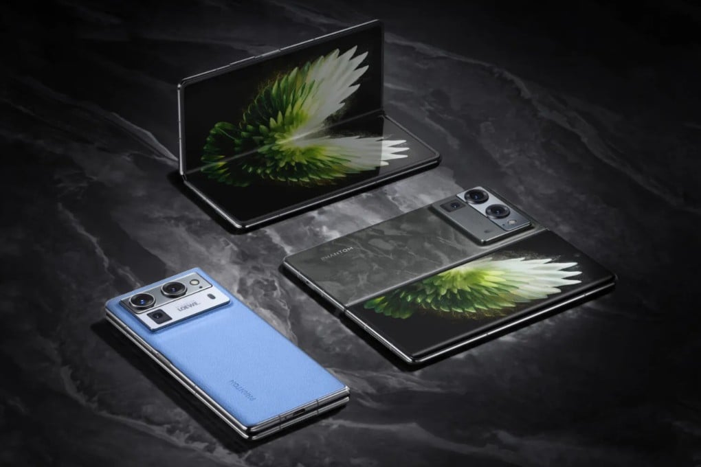 Alibaba Cloud’s partnership with Transsion will enable generative artificial intelligence services in the Phantom V Fold2 5G smartphone. Photo: Phantom