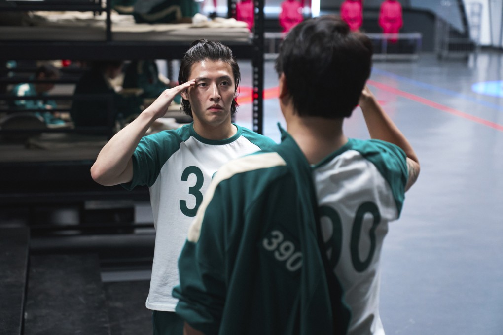 Kang Ha-neul as Kang Dae-ho, or player #388, in a still from Squid Game season 2. The actor is among those in the new series with impressive portfolios. Photo: Netflix