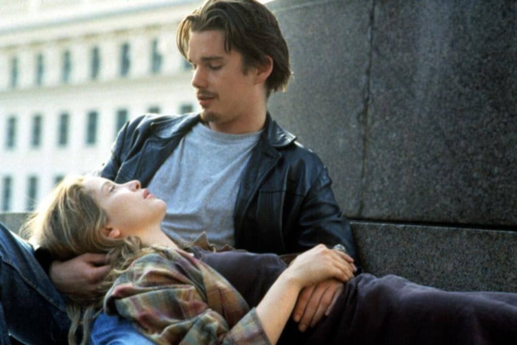 Ethan Hawke and Julie Delpy in a still from Before Sunrise, directed by Richard Linklater, which turns 30 in January 2025.