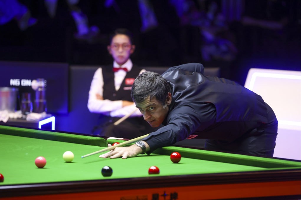 Ronnie O’Sullivan plays a shot against Ng On-yee at the Hong Kong Masters at Hong Kong Coliseum in 2022. Photo: Dickson Lee
