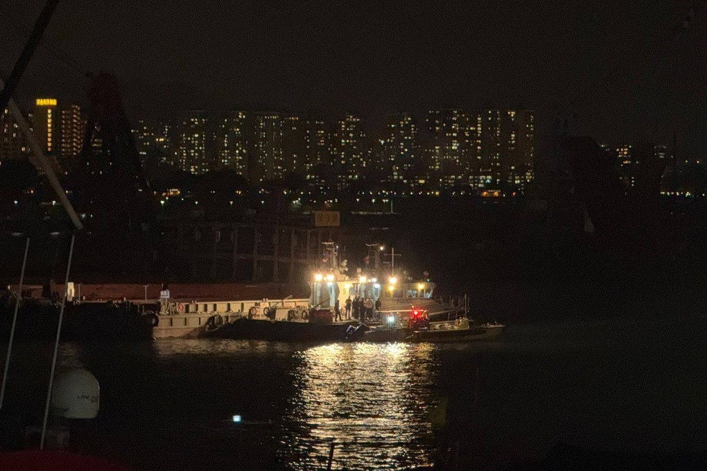 Investigators work at the scene of the explosion near the Castle Peak Fish Wholesale Market. Photo: Handout