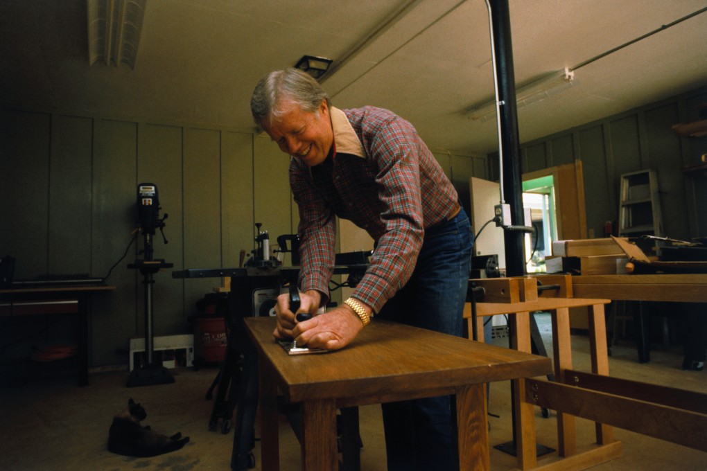 Jimmy Carter had a passion for woodwork. His work will be on show at his funeral in his hometown of Plains, Georgia. Photo: Getty Images