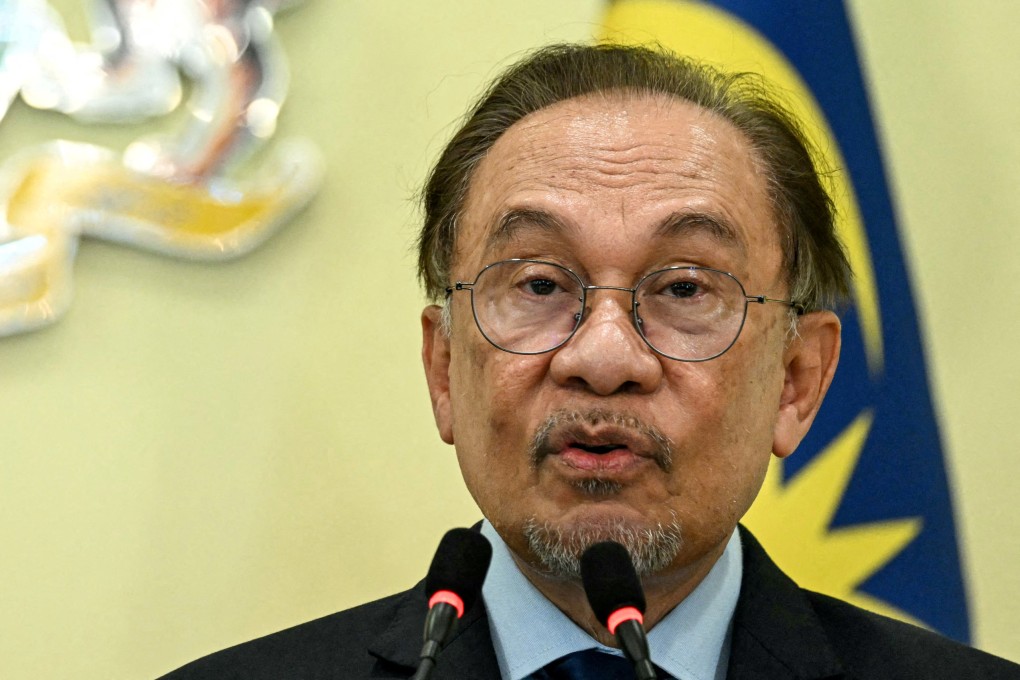 Prime Minister Anwar Ibrahim wants Malaysia to become a Southeast Asian hub for energy and chip manufacturing, by leveraging its strategic location. Photo: Pool/Reuters