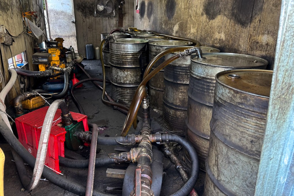 The Fire Service Department reminded the public that illegal fuelling stations often lacked safety standards and necessary firefighting equipment, making them extremely dangerous in the event of a blaze. Photo: Fire Services Department