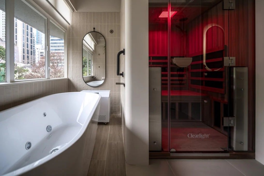 An Acme Wellness contrast therapy suite in Hong Kong featuring a cold plunge tub and sauna. Experience both and discover their benefits by joining a New Year Self Love Ritual on Saturday, January 11. Photo: Acme Wellness Hong Kong