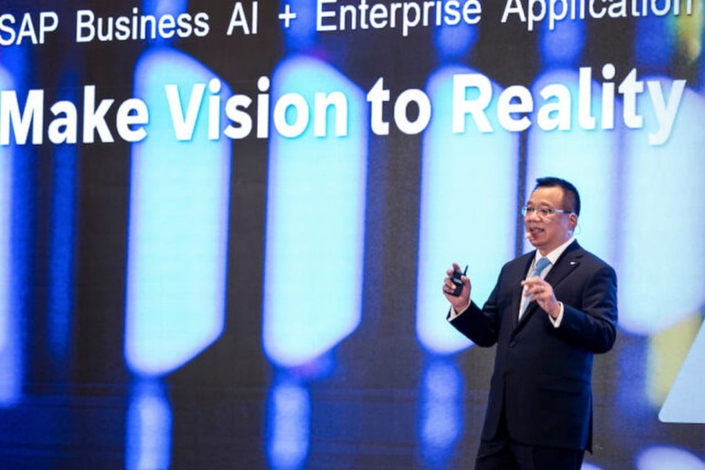 Huang Chenhong, former global executive vice-president at German firm SAP, is expected to help boost business for Yonyou Network Technology. Photo: Handout