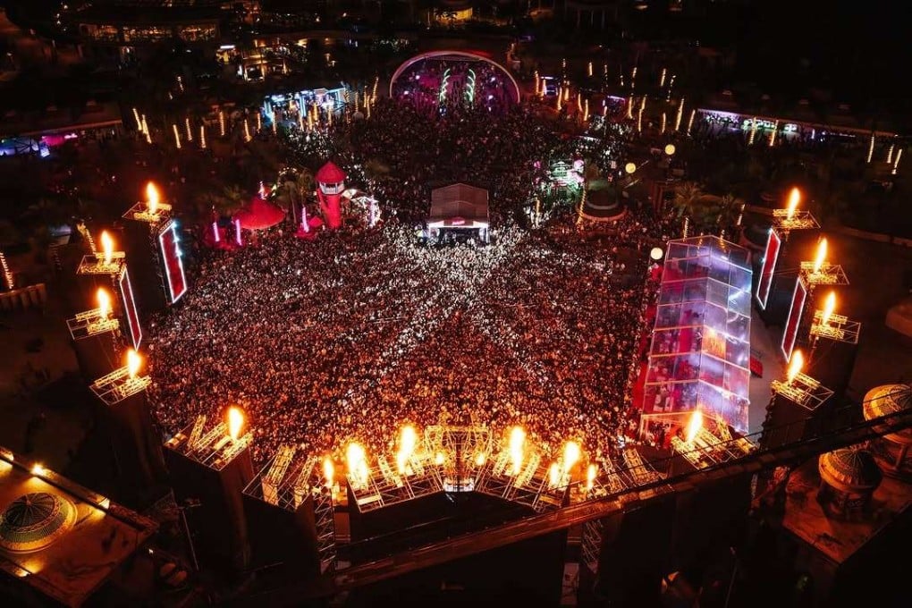 Revellers at Selangor’s Pinkfish Festival on December 31. Photo: Instagram / pinkfishfestival