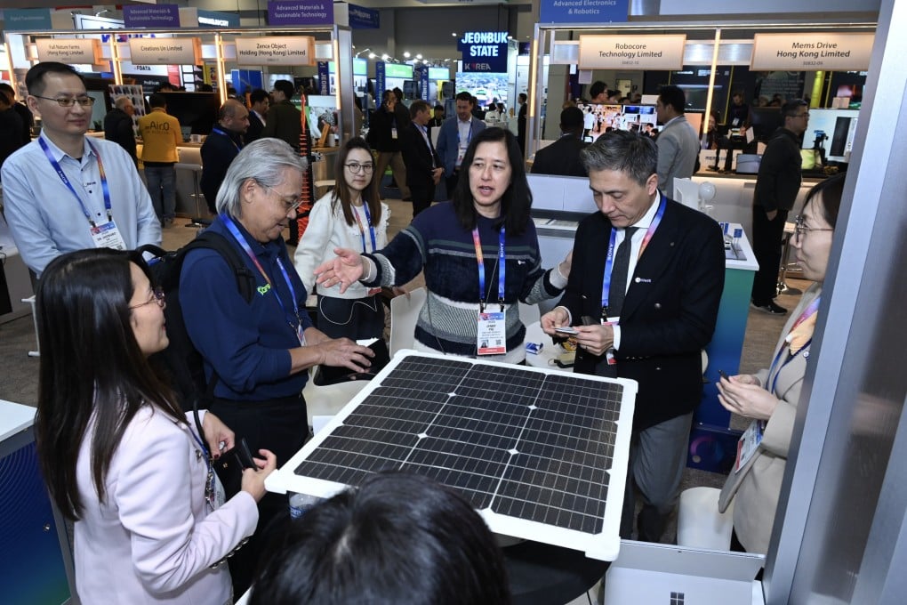 Visitors show interest in the Hong Kong Pavilion at CES 2025 this week. Photo: Handout