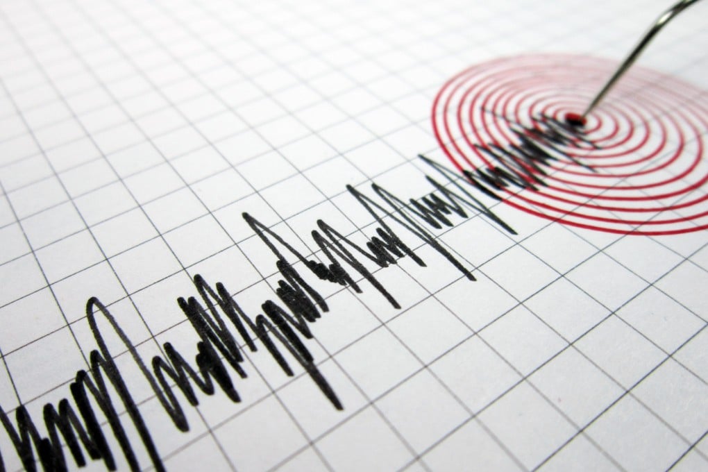 A seismograph records the seismic activity of an earthquake. The epicentre of Friday’s quake was about 200km southeast of the city. Photo: Shutterstock