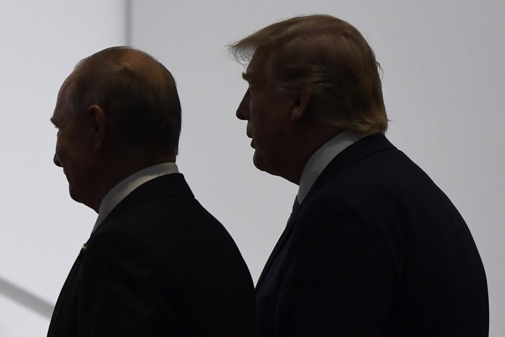 Russian President Vladimir Putin and then-President Donald Trump in 2019. File photo: AP
