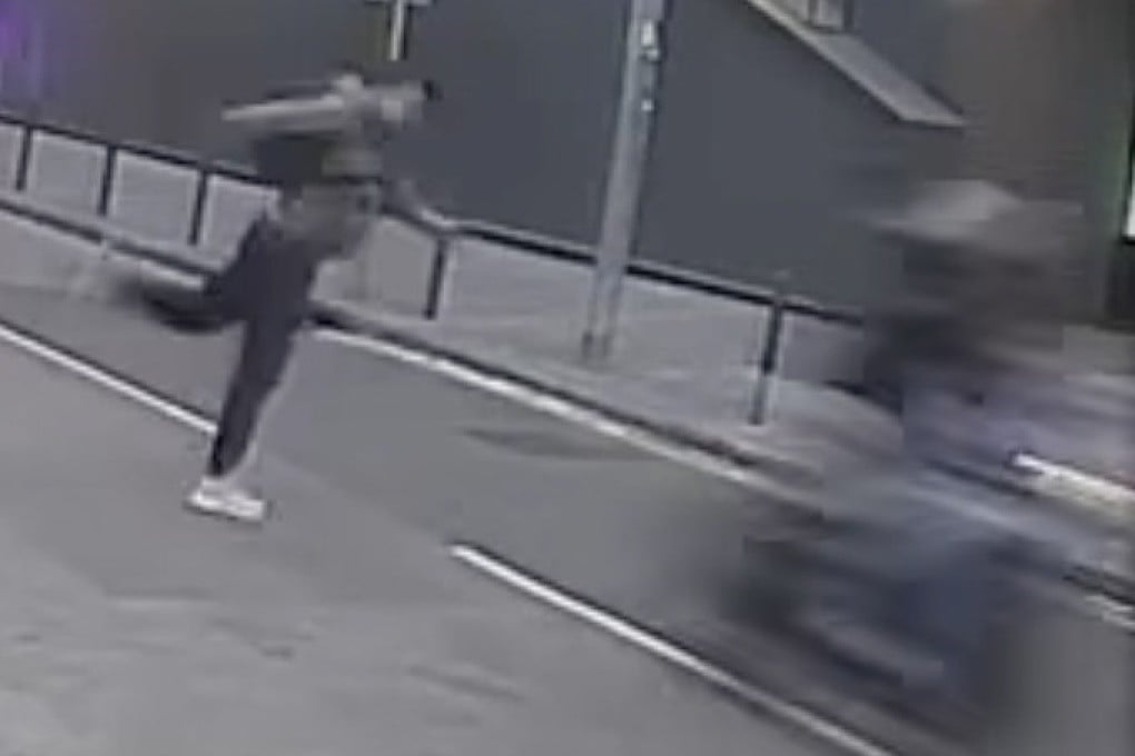 The incident has sparked widespread public debate over whether the officer’s actions were appropriate and legal after dashcam footage of the crash went viral online. Photo: Facebook/Bosco Chu