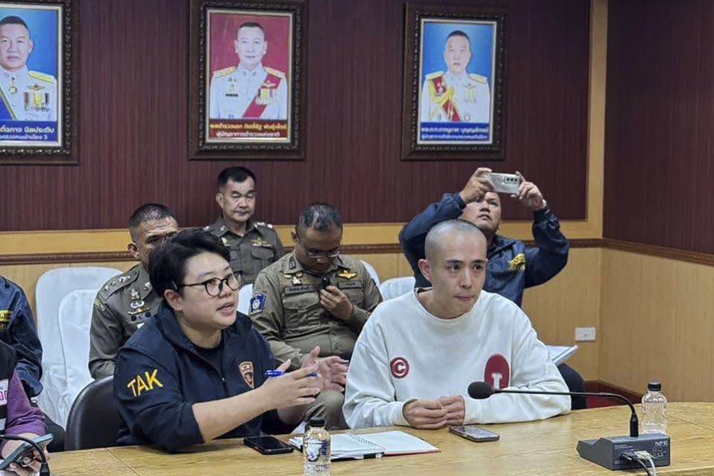 Wang Xing said his captors had shaved his head. Photo: AP