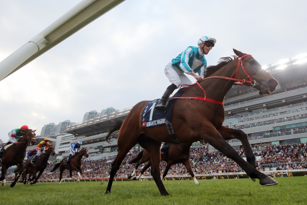 Romantic Warrior, ridden by James McDonald, wins the Hong Kong Cup during the Longines International Races at Sha Tin on December 8, 2024. Photo: Kenneth Chan.