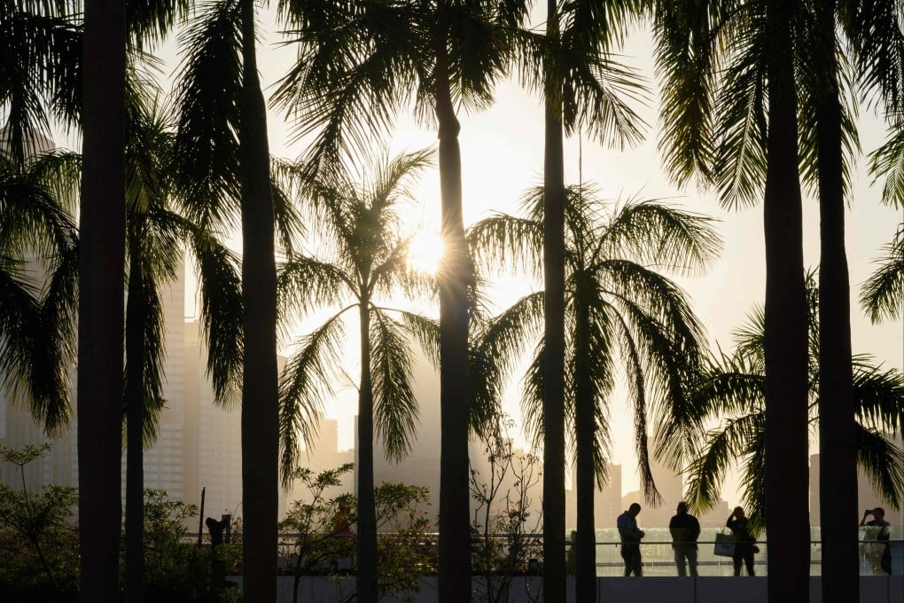 A view of the Hong Kong skyline from the Tsim Sha Tsui promenade on November 26. Photo: AFP