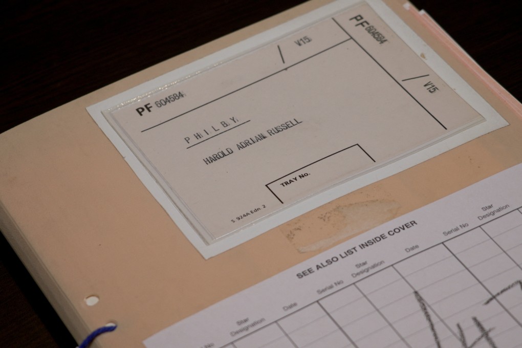 British double agent Kim Philby’s file will be among the items on show in MI5: Official Secrets, an exhibition that will open at London’s National Archives in the coming months. Photo: Reuters