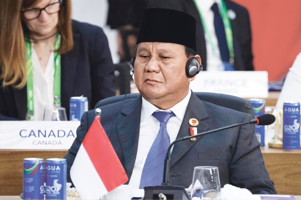 Indonesia’s President Prabowo Subianto attends the G20 meeting in Rio de Janeiro last November. Photo: AFP