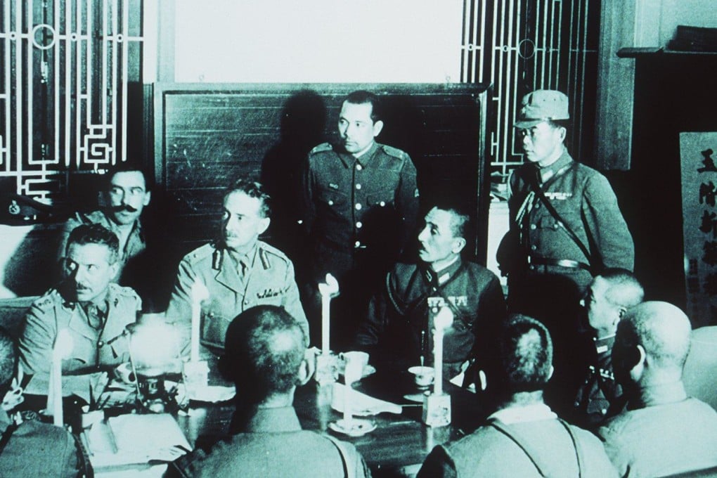 The British surrender Hong Kong to the Japanese on Christmas Day in 1941. Photo: SCMP Archives
