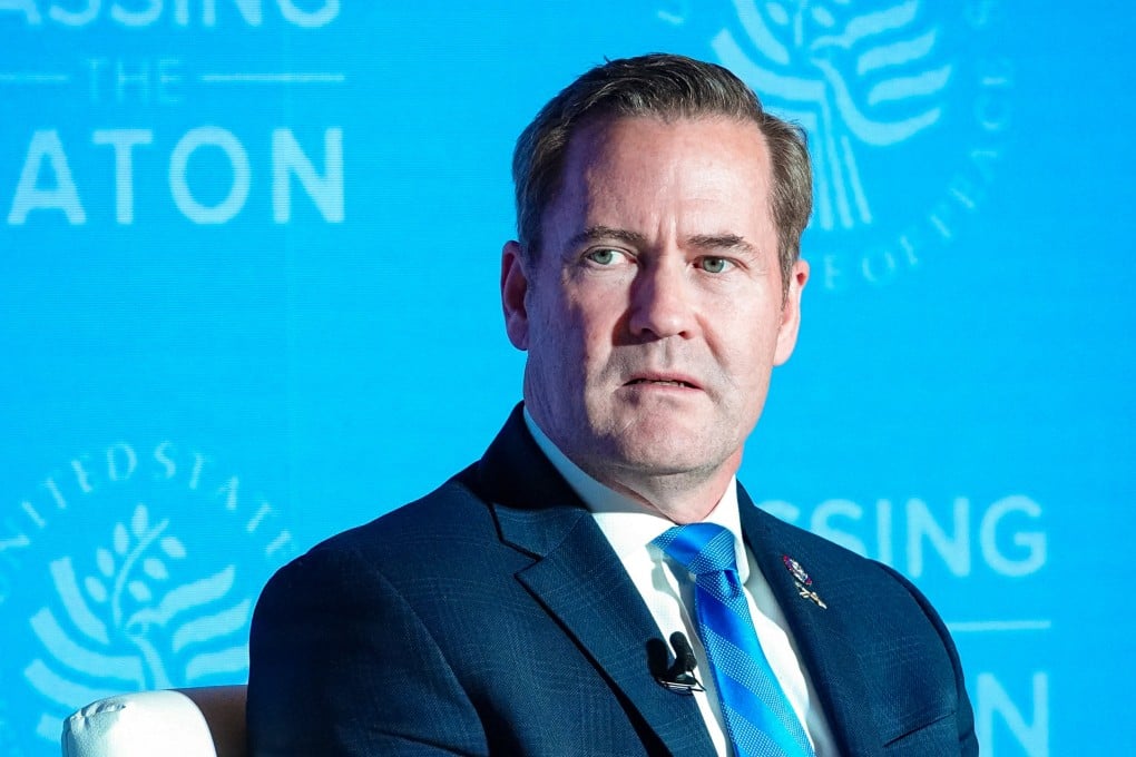 Incoming US national security adviser Mike Waltz told a “Passing the Baton” event organised by the United States Institutes of Peace that the new administration will continue and reinforce Washington’s policies on China. Photo: USIP
