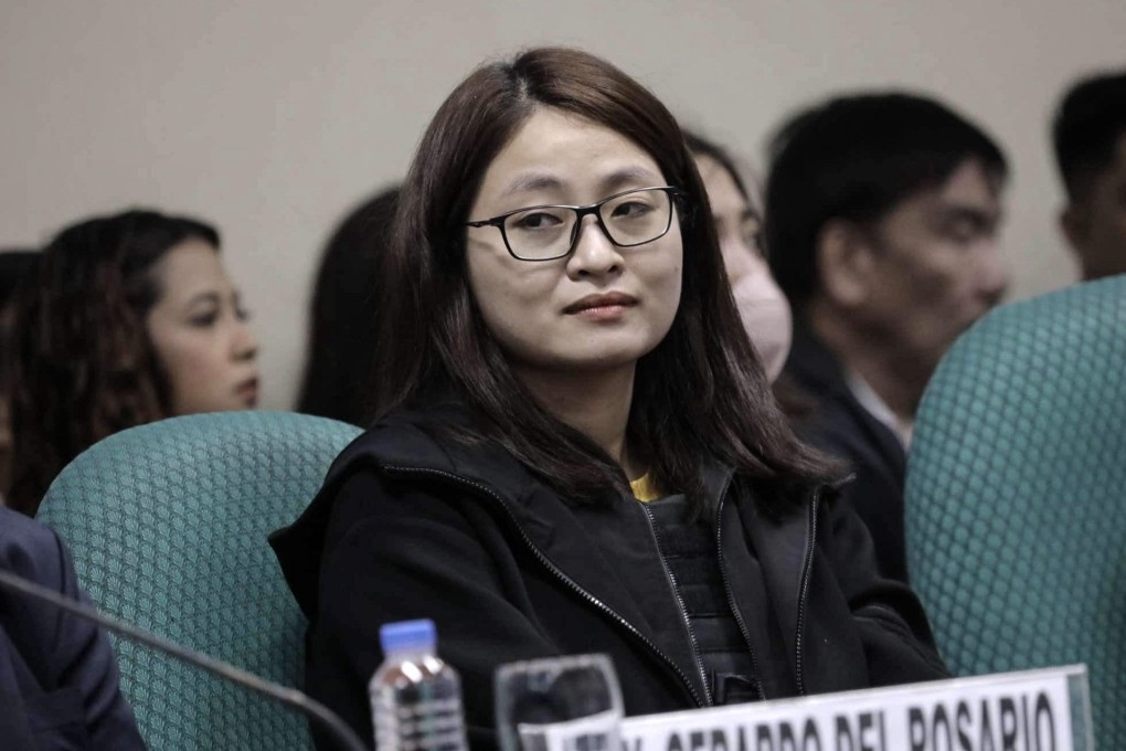 Former Bamban mayor Alice Guo attending a hearing at the Philippine Senate in September 2024. Photo: Handout/EPA-EFE