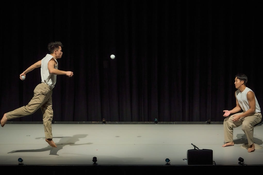 Jason Lee (left) and Tito Hung perform On the Side of the Road at Tai Kwun, Hong Kong. Photo: Irene Chui