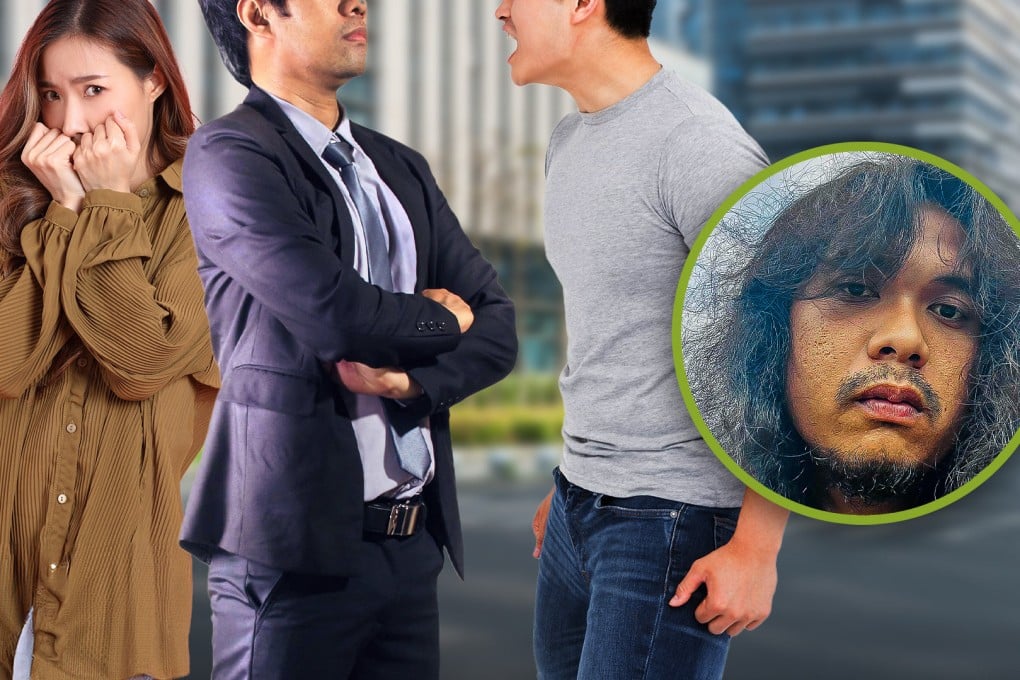 A Malaysian man is offering a “villain for hire” service so clients can play the hero in front of their partners. Photo: SCMP composite/Shutterstock/Facebook_Pesakit Sifar Cacar Monyek