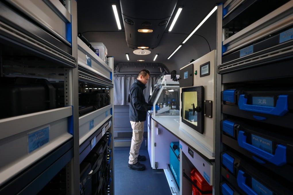 Police have launched their first mobile forensics lab. Photo: Dickson Lee