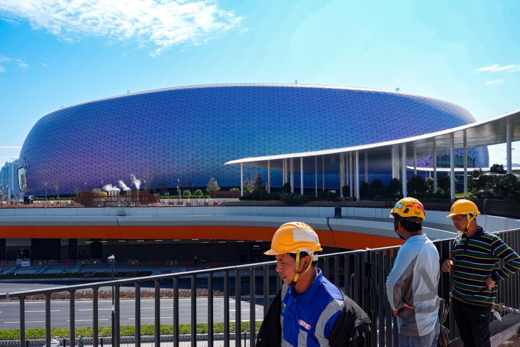 The main stadium at Kai Tak Sports Park will host the largest trial event to date, with an estimated crowd of 18,000 expected at a concert on Saturday. Photo: Eugene Lee
