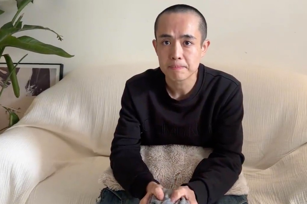 Chinese actor Wang Xing has returned home after being trafficked to a Myanmar fraud compound by a crime ring. Photo: Weibo/ 你的秘密是love幂吗