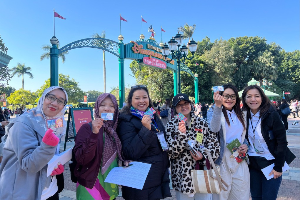 Li Ka Shing Foundation has partnered with Hong Kong Disneyland Resort to sponsor 4,200 foreign domestic workers for a day at the park. Photo: Handout