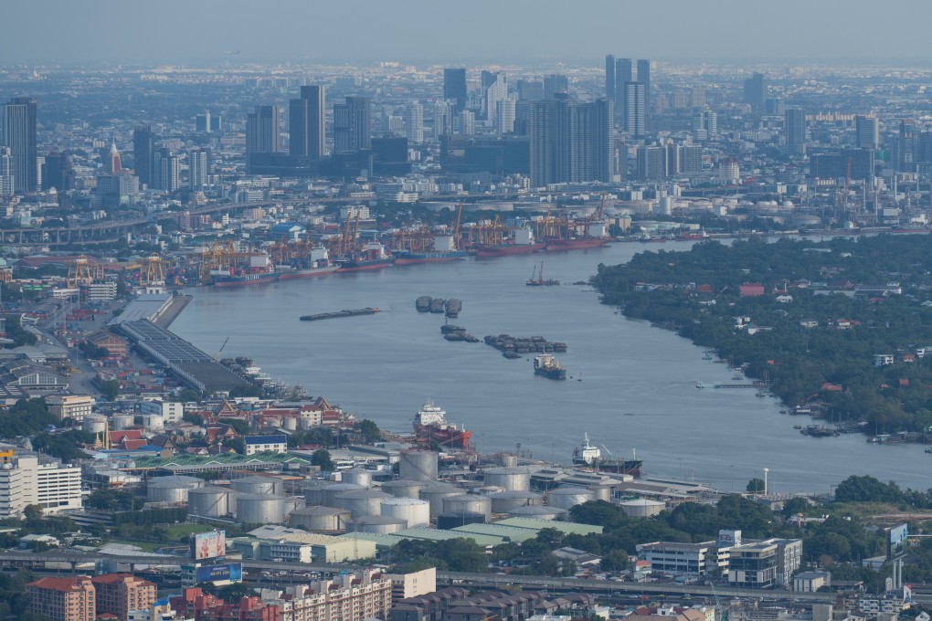 The Bangkok Port as seen from the King Power Mahanakhon building in Bangkok, Thailand. Photo: Harvey Kong