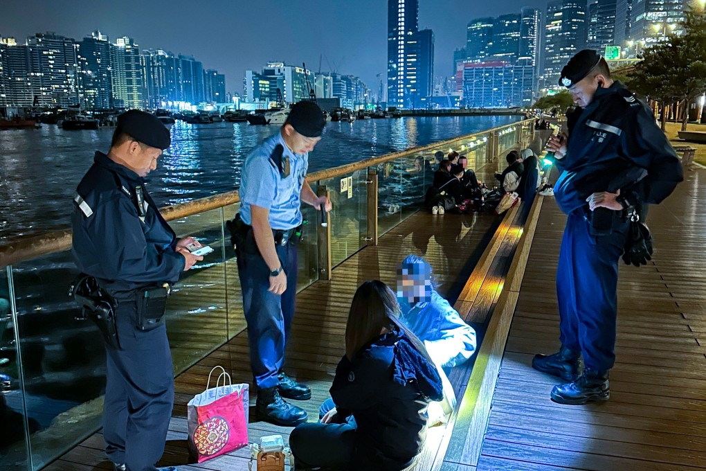 In an operation from Friday night to the early hours of Saturday, police officers stopped and searched 154 people. Photo: Handout