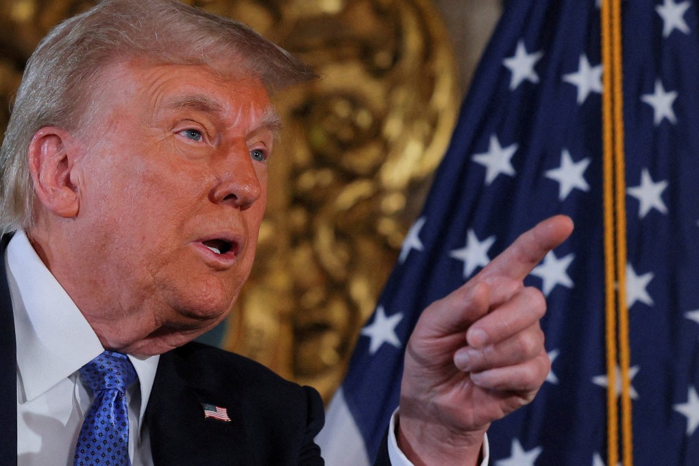 US President-elect Donald Trump delivers remarks at Mar-a-Lago in Palm Beach, Florida, on December 16, 2024. Photo: Reuters
