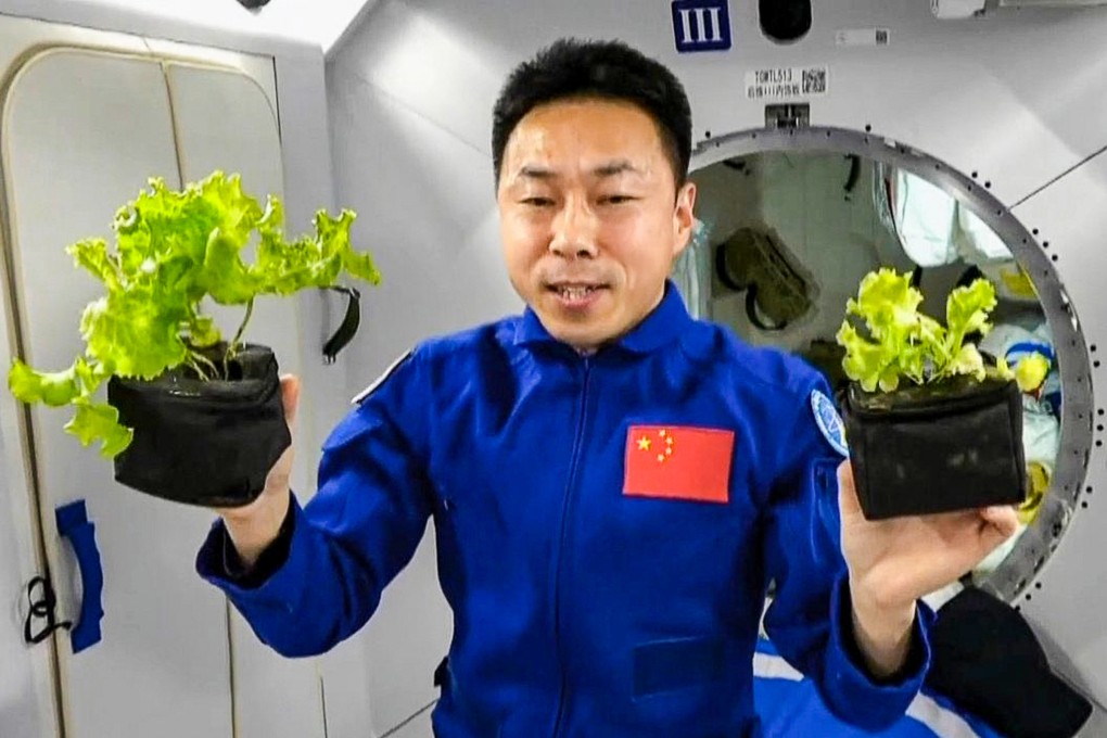Astronauts aboard the Tiangong space station are conducting research that is expected to provide critical technical support for human survival and exploration in outer space. Photo: CCTV
