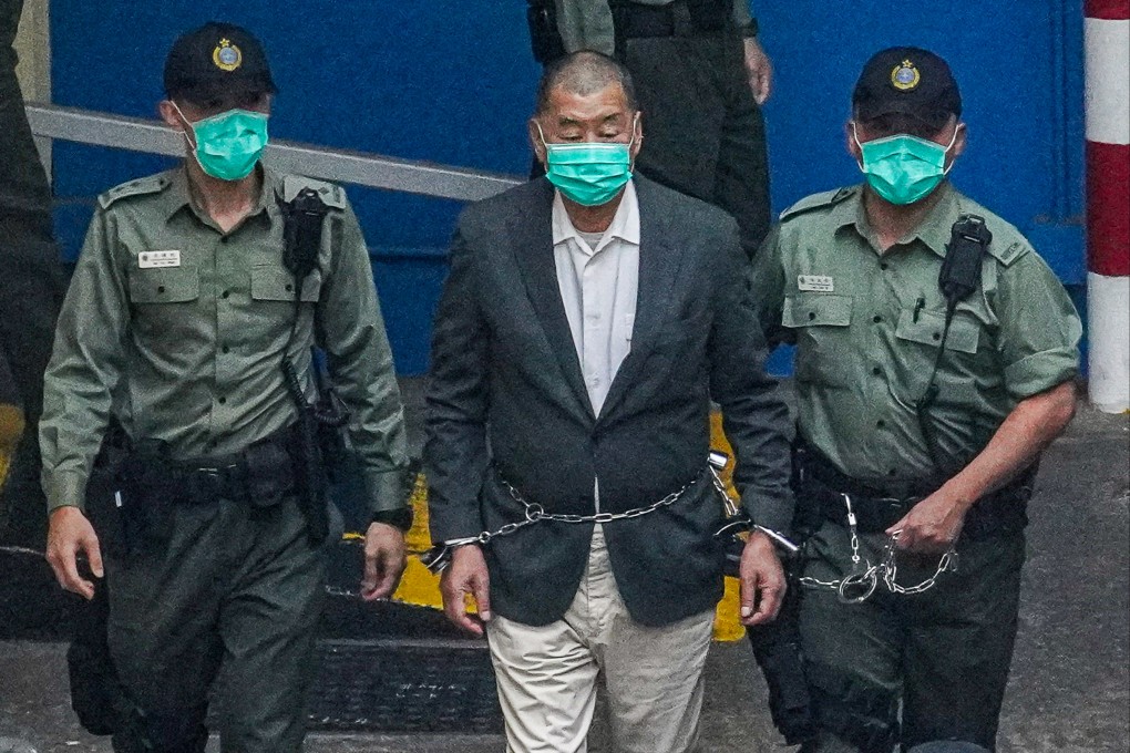 Jimmy Lai has resumed explaining his dealings with the United States and Taiwan to a court. Photo: Winson Wong