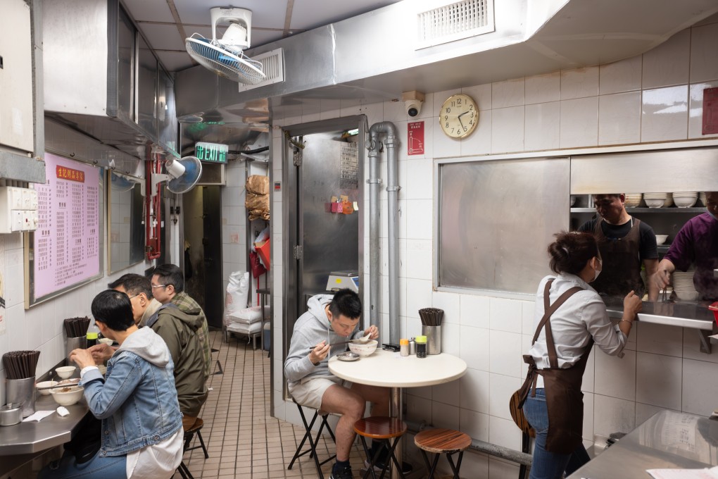 At Sang Kee restaurant at Burd Street, Sheung Wan, Hong Kong, the star dish is congee. Photo: Alexander Mak