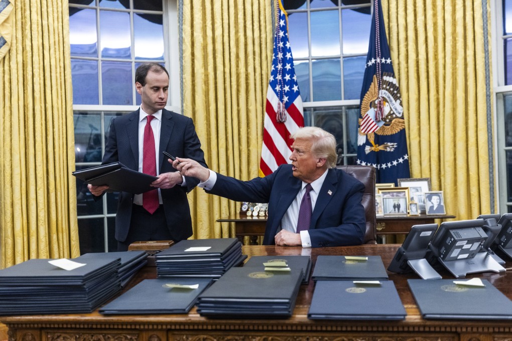 US President Donald Trump may employ a more gradual approach to tariffs on China than previously expected. Photo: EPA-EFE