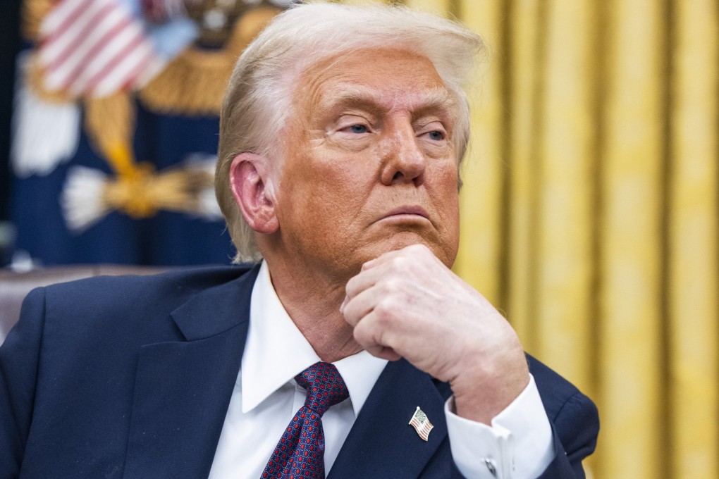 US President Donald Trump signing numerous executive orders on Monday. Photo: EPA-EFE