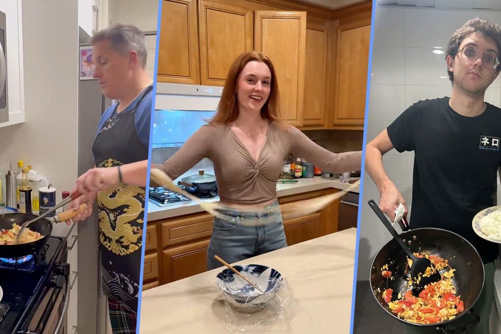 Overseas RedNote users have turned their hand to cooking what has now become the “new world famous” Chinese dish, steamed eggs. Photo: SCMP composite/RedNote/madisoninsf.com