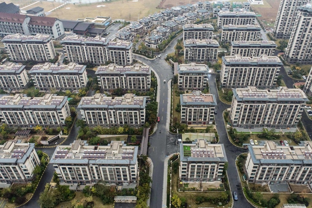 Residental buildings in Huaian in eastern Jiangsu province, in November 2022. Photo: AFP