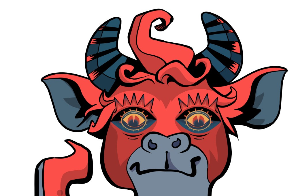 In 2025’s Year of the Snake, people born in an Ox year can expect good luck at work and home, according to Chinese geomancy. Illustration: Victor Sanjinez