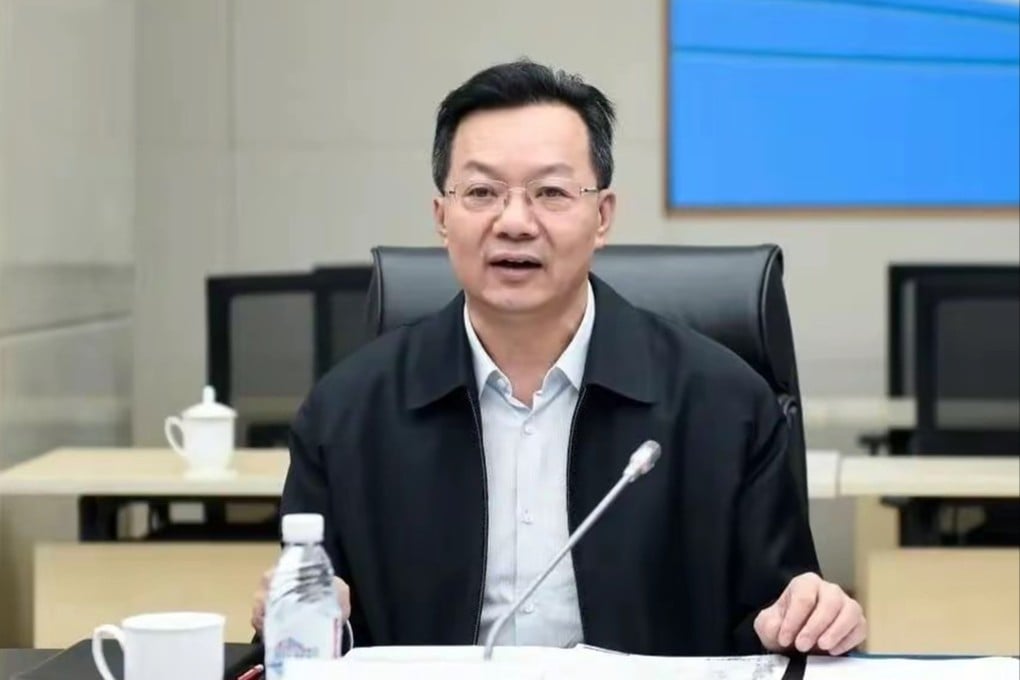 Li Gang, a senior anti-corruption official, was detained last year on suspicion of corruption. Photo: Weibo/ 球场见626