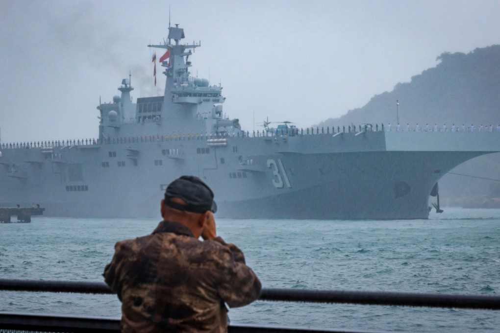 The PLA has been strengthening its amphibious fleet, which includes the Type 075 assault ship. Photo: Eugene Lee