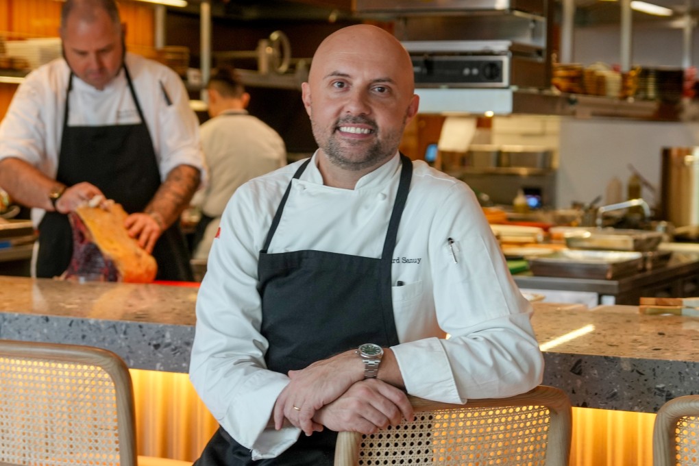 Spanish chef Edgard Sanuy at his new Hong Kong restaurant Aire, where he serves tapas, paella and more. Photo: May Tse