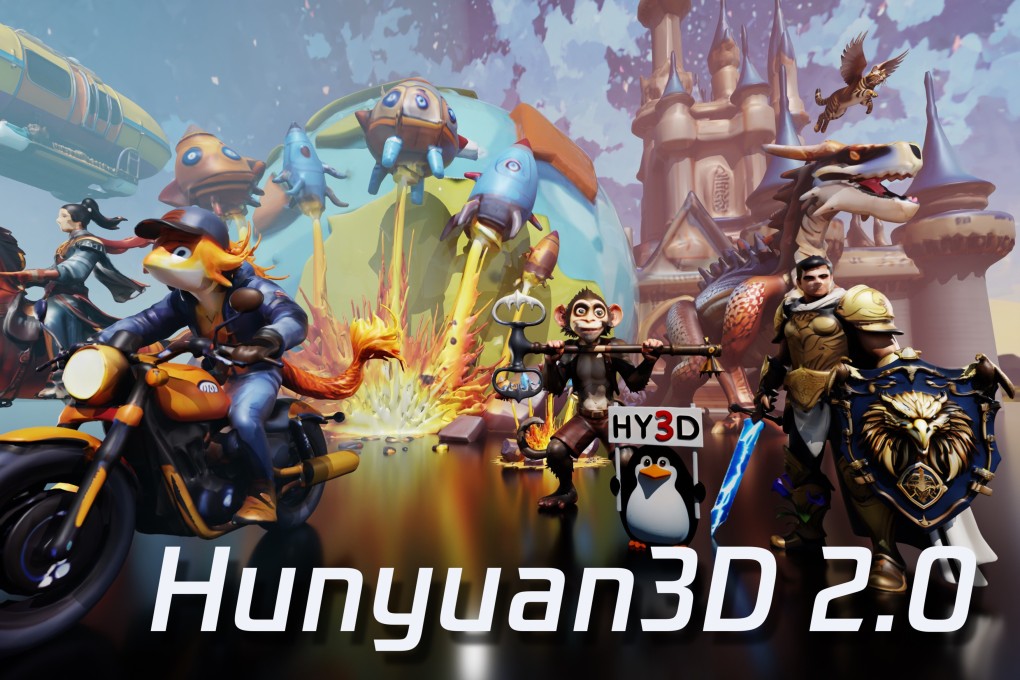 Tencent Holdings’ latest AI-powered system reflects the internet giant’s efforts to advance 3D-content production. Photo: Tencent