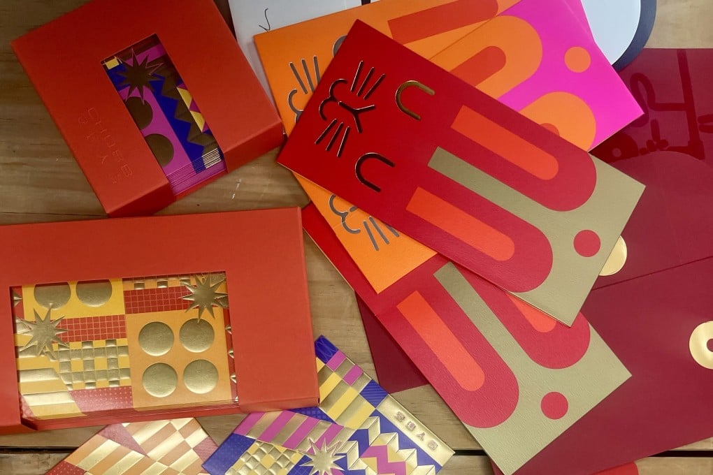 Lai see envelopes created by Hong Kong design studio The Cabinet. Its founder explains how it balances tradition and modernity in its designs for them. Photo: Kylie Knott