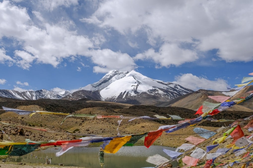 At 6,400 metres, the Kang Yatse mountain looms over the Markha Valley. Photo: Peter Ford