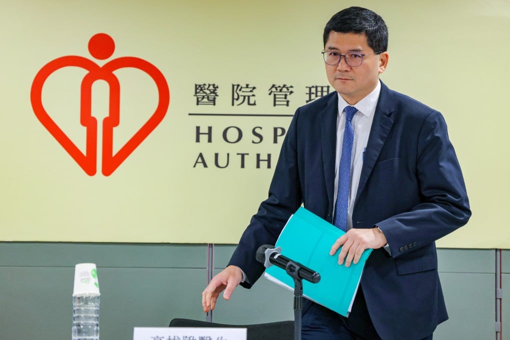 Dr Tony Ko Pat-sing, Chief Executive of the Hospital Authority, will quit his position at the end of July. Photo: Jelly Tse