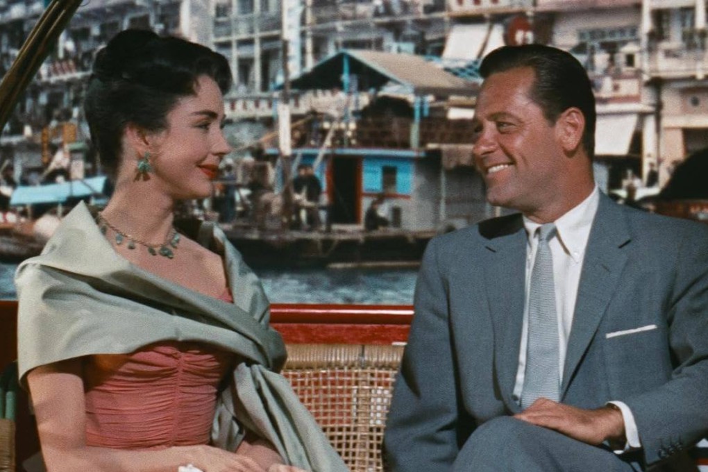 Jennifer Jones and William Holden in a still from Love Is a Many-Splendored Thing (1955). The film, which is set in Hong Kong, won three Oscars and made an impressive US$4 million at the box office, but over the years its sheen has faded.